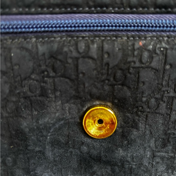 Christian Dior monogram purse bag in black with gold hardware - Picture 5 of 13